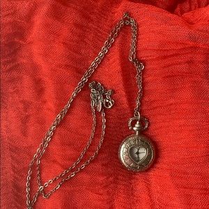 15.5”L Locket Style Watch Pendent Necklace